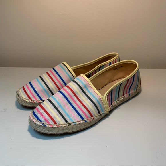 Talbots Shoes New Talbots Multi Horizons Izzy Espadrilles Flats